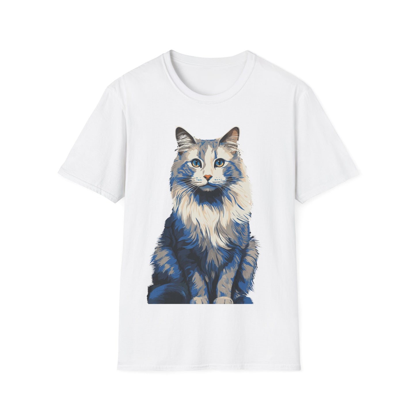 Vintage Ragdoll Cat T-Shirt, Cute Kitty Lover Gift Tee, Cat Mom Shirt, Retro Feline Graphic Top, Cat Lady Fashion Apparel
