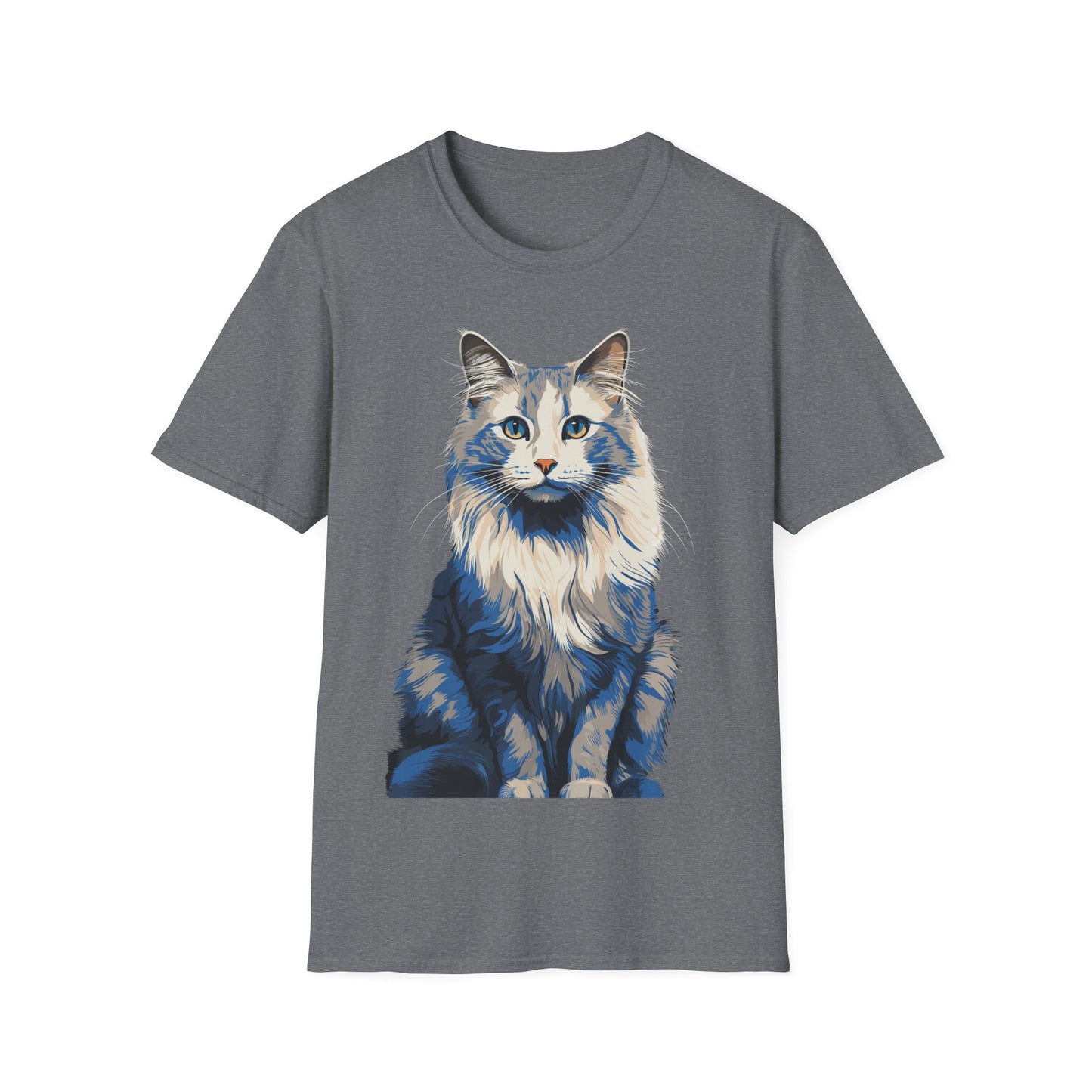 Vintage Ragdoll Cat T-Shirt, Cute Kitty Lover Gift Tee, Cat Mom Shirt, Retro Feline Graphic Top, Cat Lady Fashion Apparel