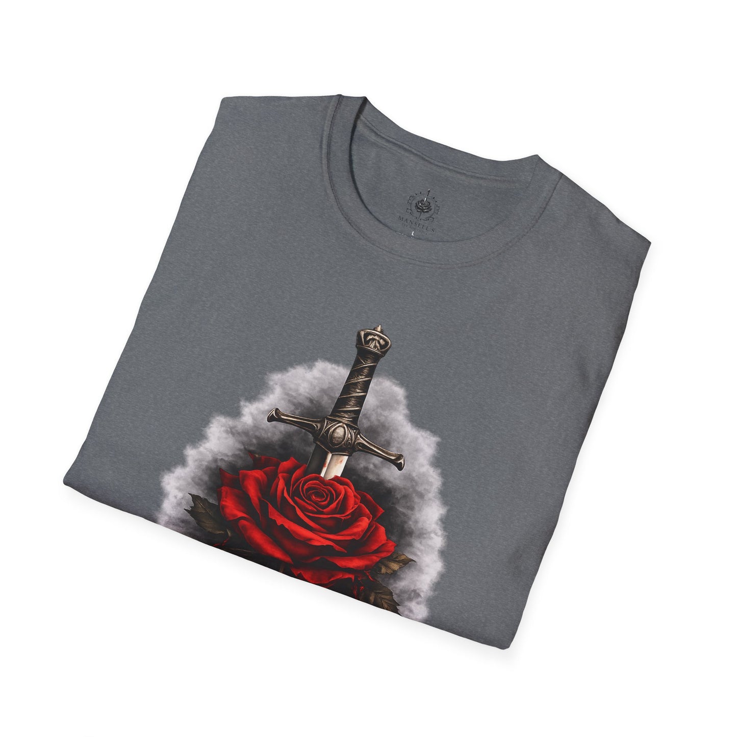 π‘οΈπΉ Dagger & Rose β Dark Romance Symbolic T-Shirt