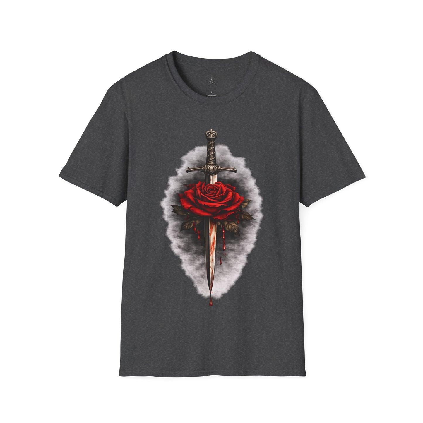🗡️🌹 Dagger & Rose – Dark Romance Symbolic T-Shirt