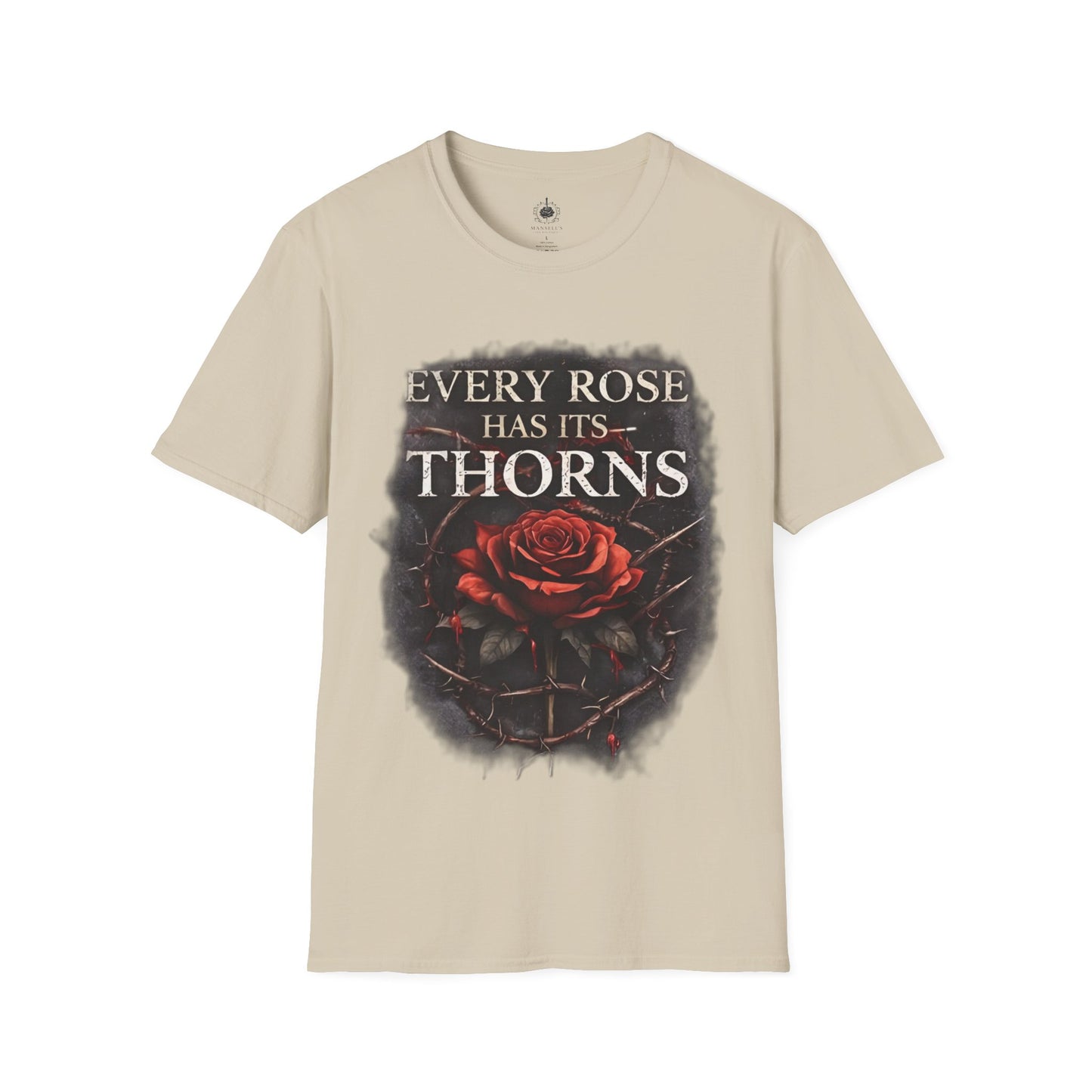 🌹 Every Rose Has Its Thorns – Dark Romance Gothic T-Shirt