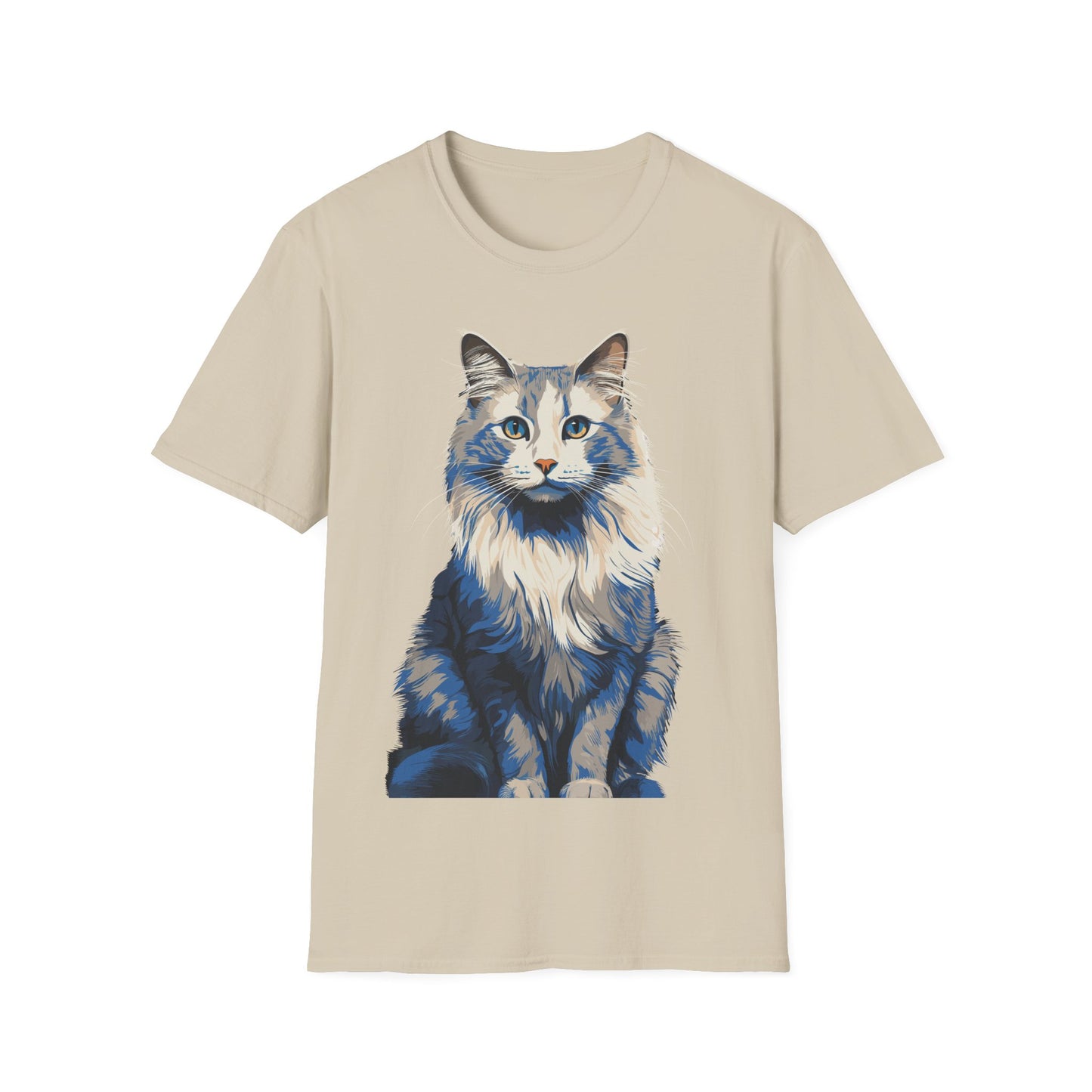 Vintage Ragdoll Cat T-Shirt, Cute Kitty Lover Gift Tee, Cat Mom Shirt, Retro Feline Graphic Top, Cat Lady Fashion Apparel