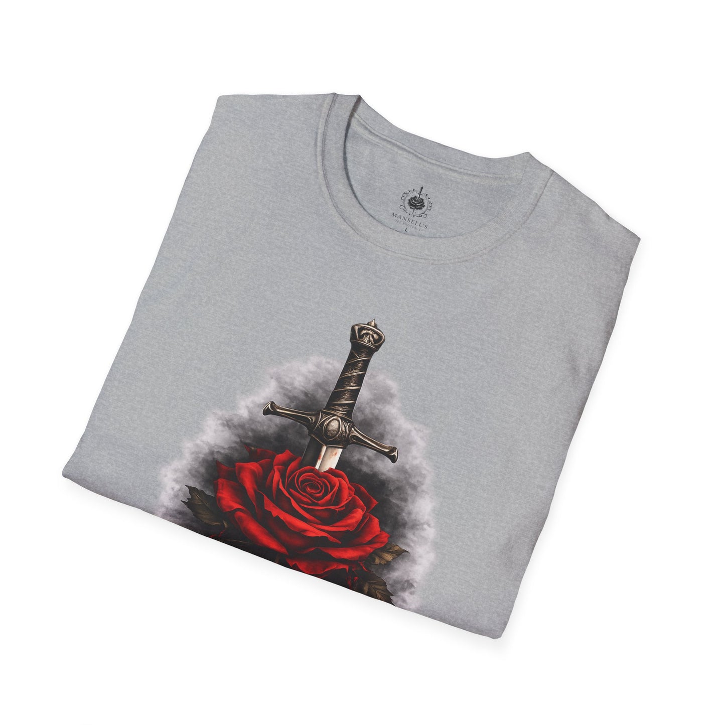 🗡️🌹 Dagger & Rose – Dark Romance Symbolic T-Shirt