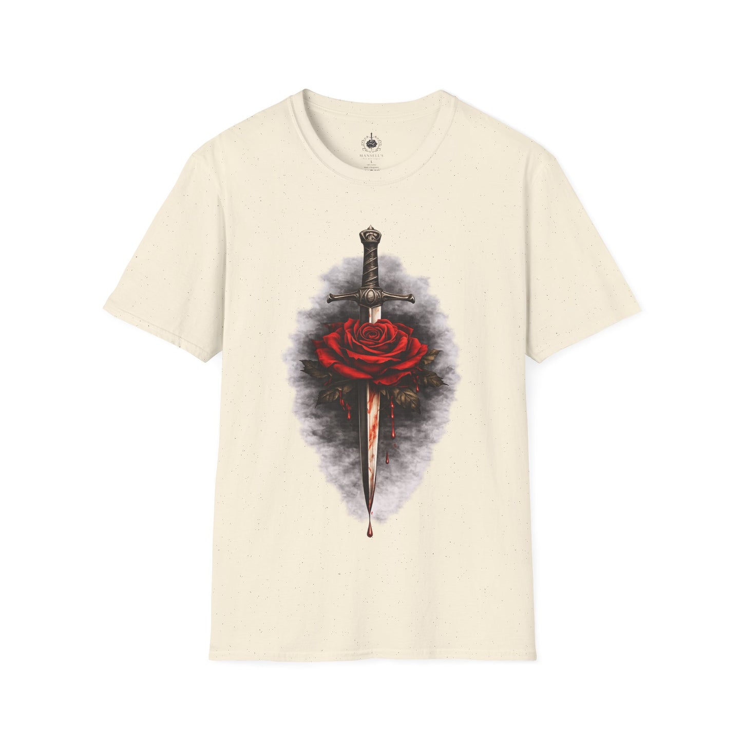 🗡️🌹 Dagger & Rose – Dark Romance Symbolic T-Shirt