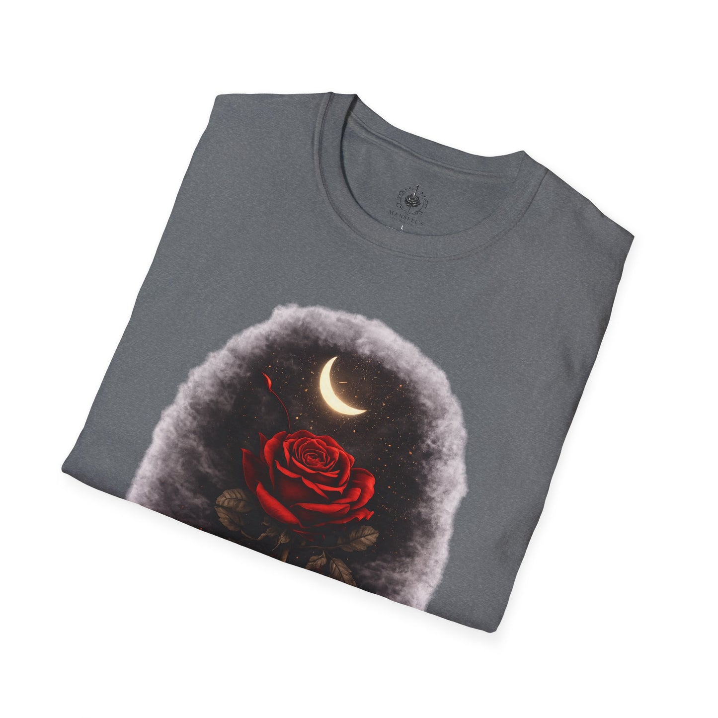 🌙🌹 Blooms in the Shadows – Gothic Dark Romance T-Shirt