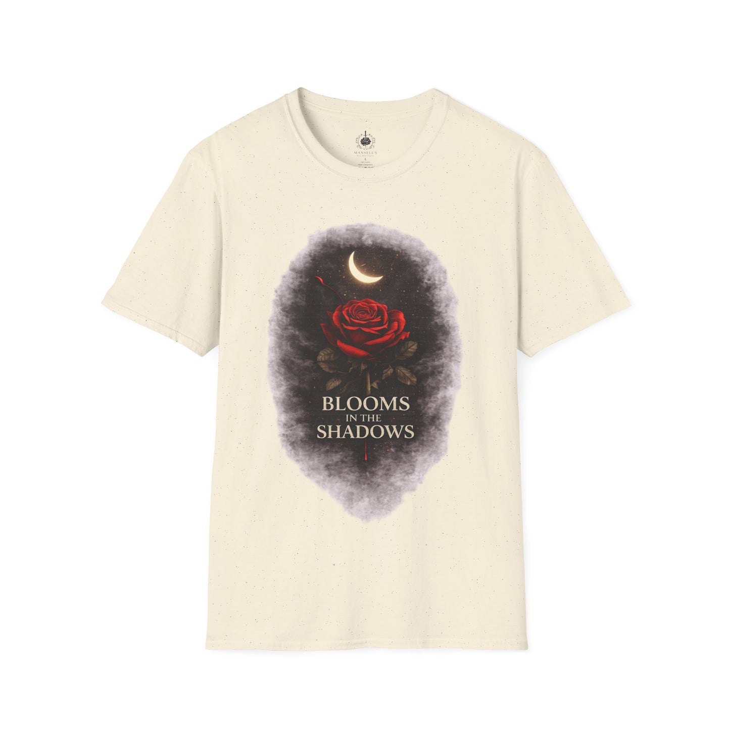 🌙🌹 Blooms in the Shadows – Gothic Dark Romance T-Shirt