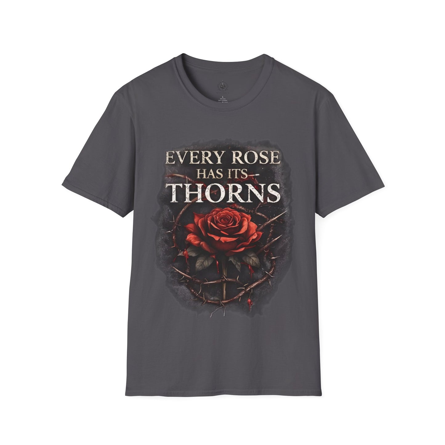 🌹 Every Rose Has Its Thorns – Dark Romance Gothic T-Shirt
