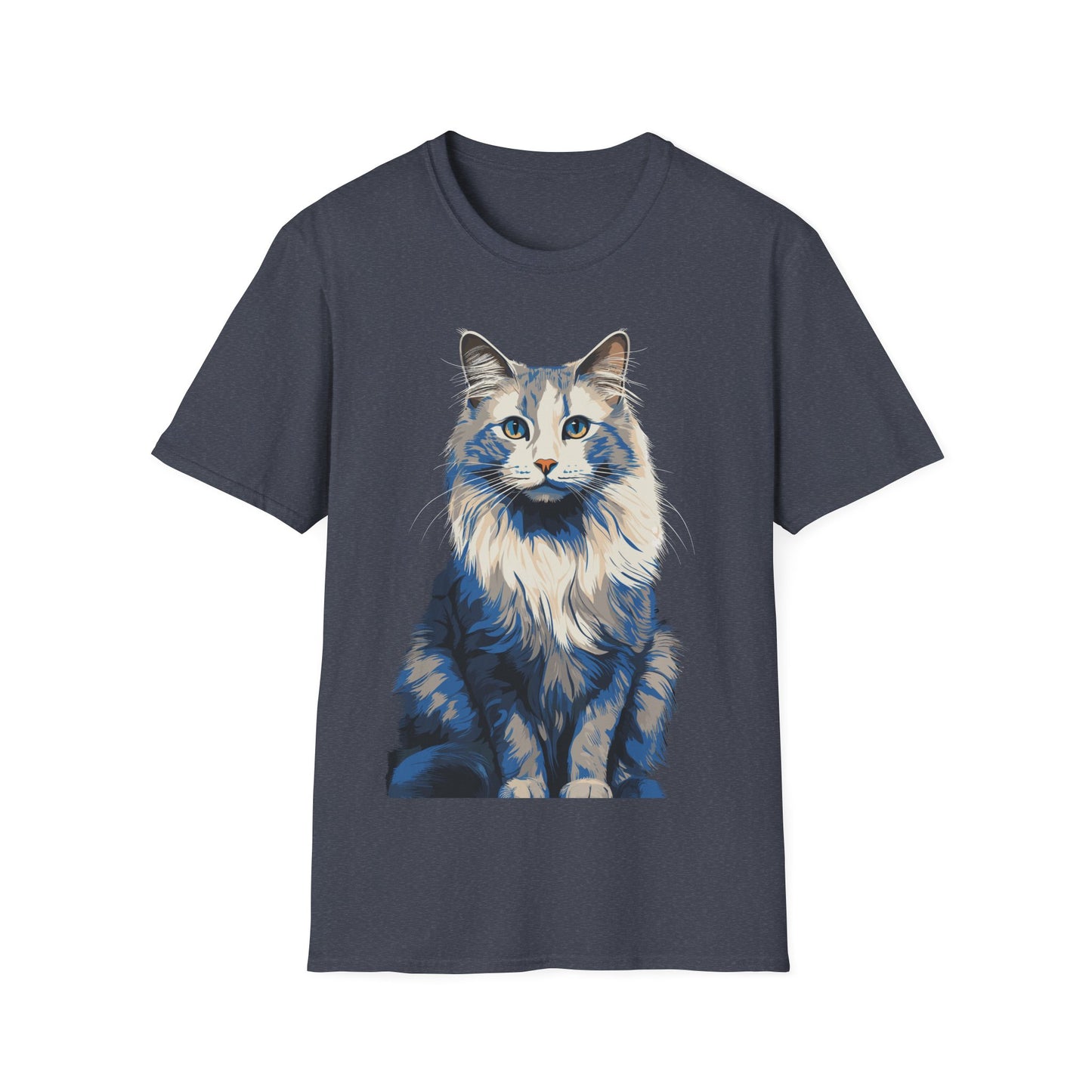 Vintage Ragdoll Cat T-Shirt, Cute Kitty Lover Gift Tee, Cat Mom Shirt, Retro Feline Graphic Top, Cat Lady Fashion Apparel