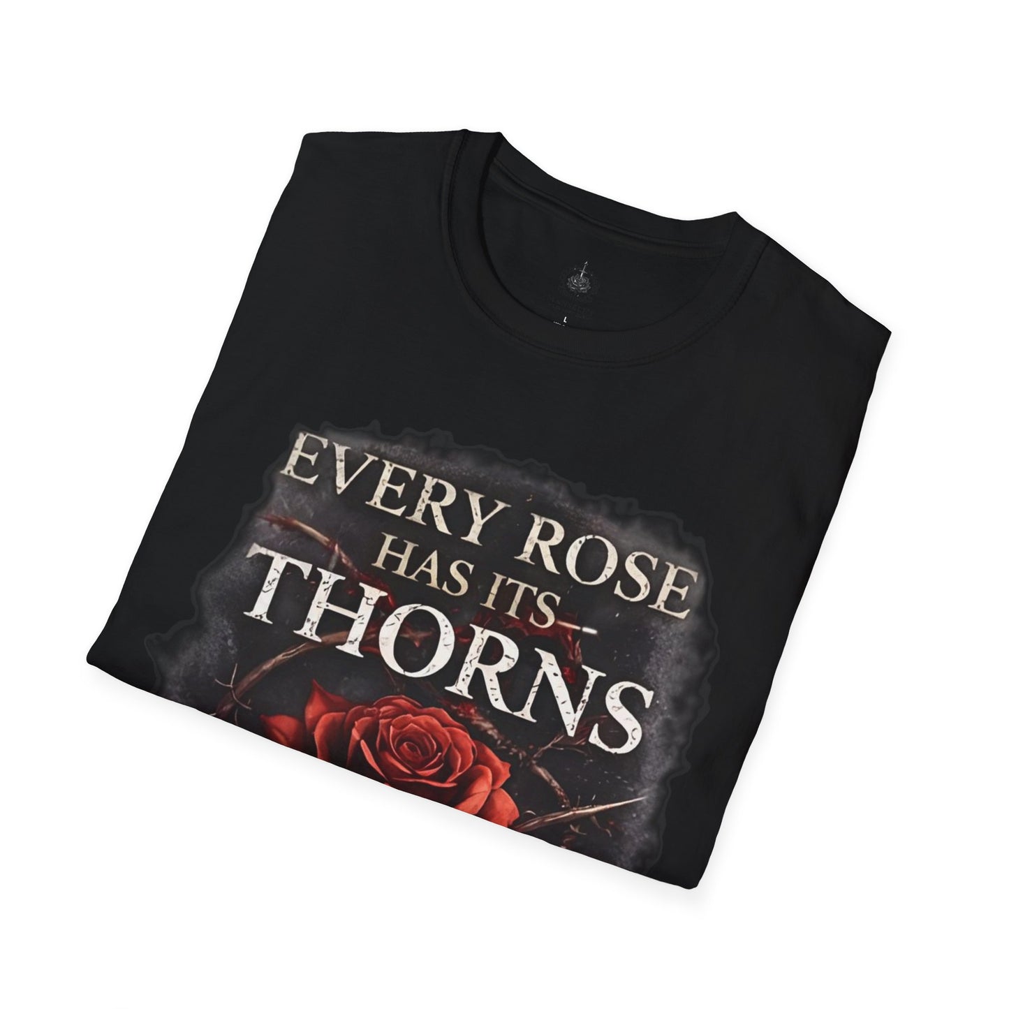 🌹 Every Rose Has Its Thorns – Dark Romance Gothic T-Shirt