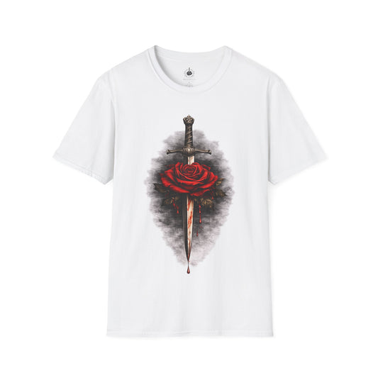 🗡️🌹 Dagger & Rose – Dark Romance Symbolic T-Shirt